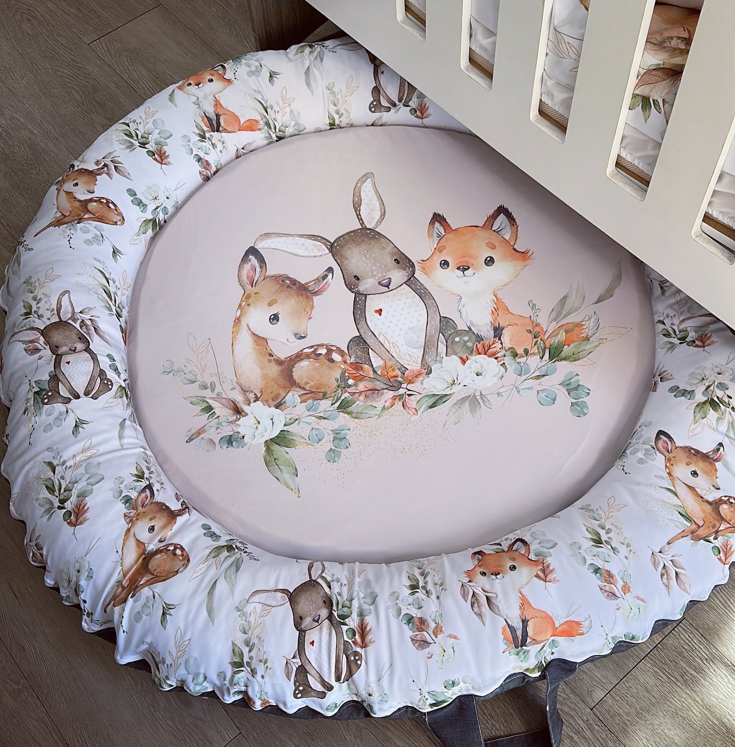 Cot Bedding - Sage Woodlands Set 01