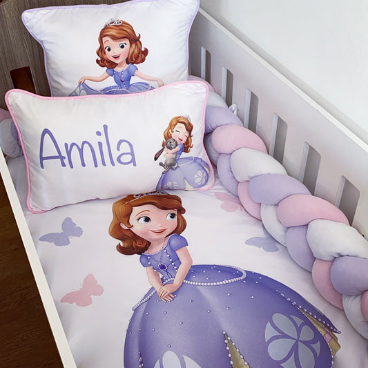 Cot Bedding - Princess Sofia Set 01