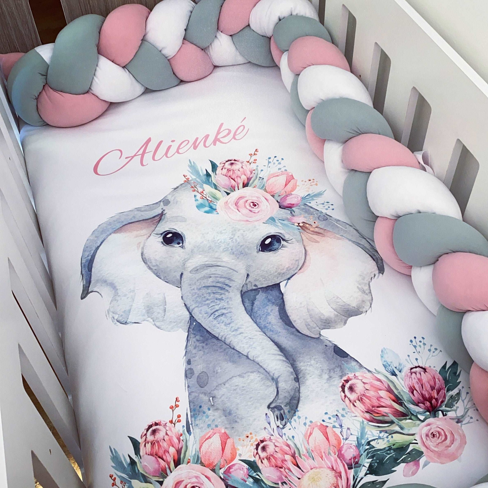 Cot Bedding - Protea Elephant Set 01