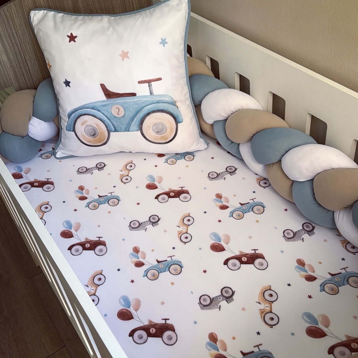 Cot Bedding - Cars Set 02