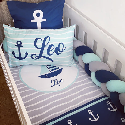 Cot Bedding - Nautical Set 03