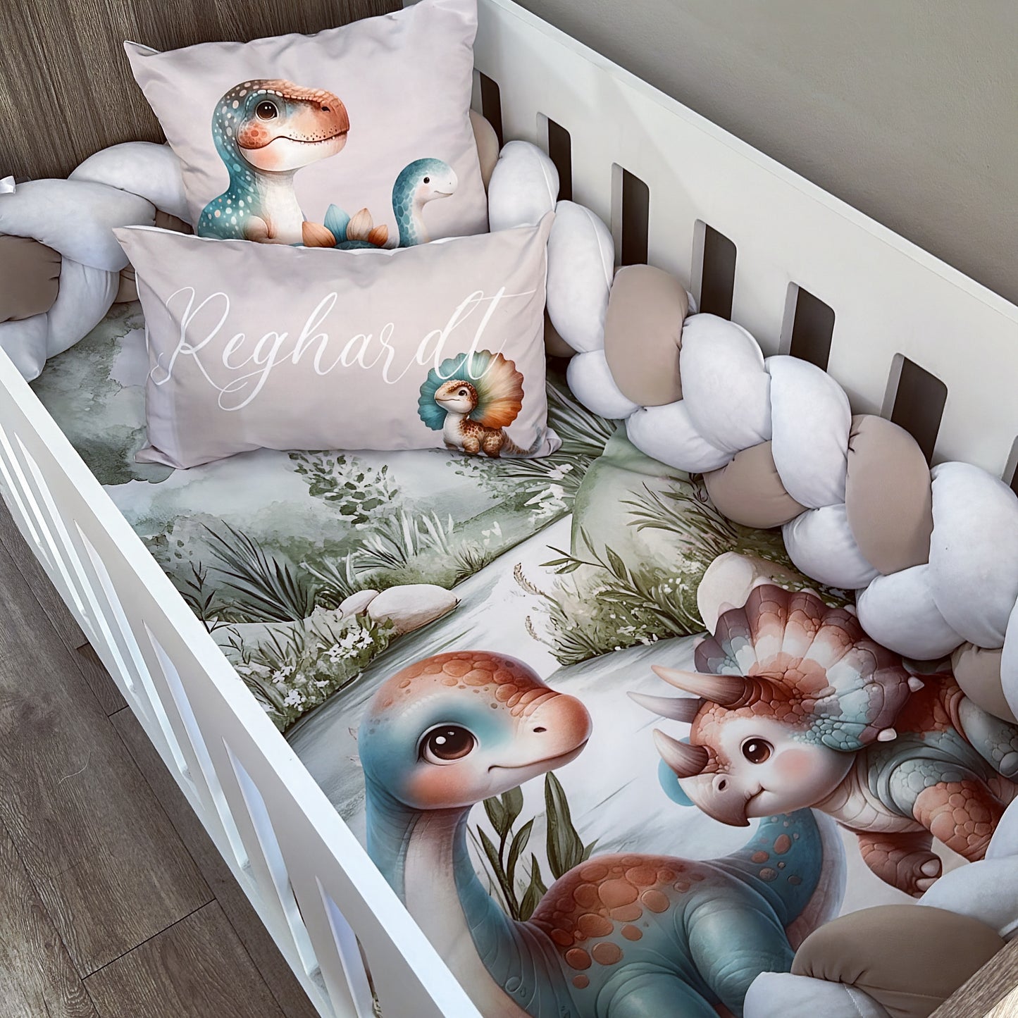 Cot Bedding - Dinosaur Set 05