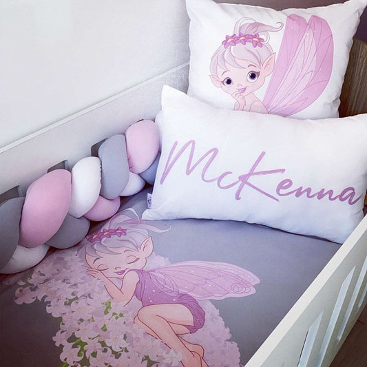 Cot Bedding - Pink Fairy Set 01