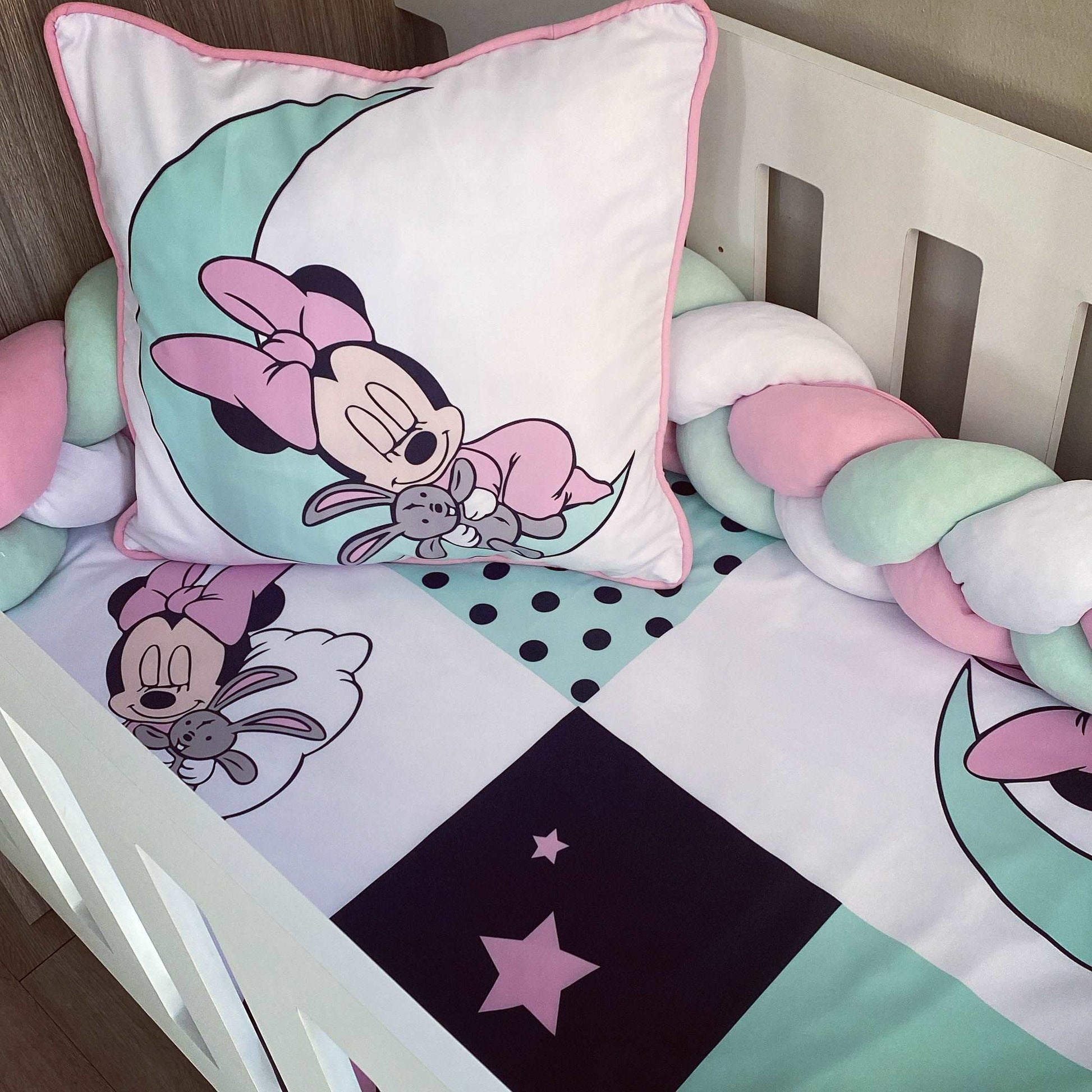 Cot Bedding - Pink Minnie Set 04