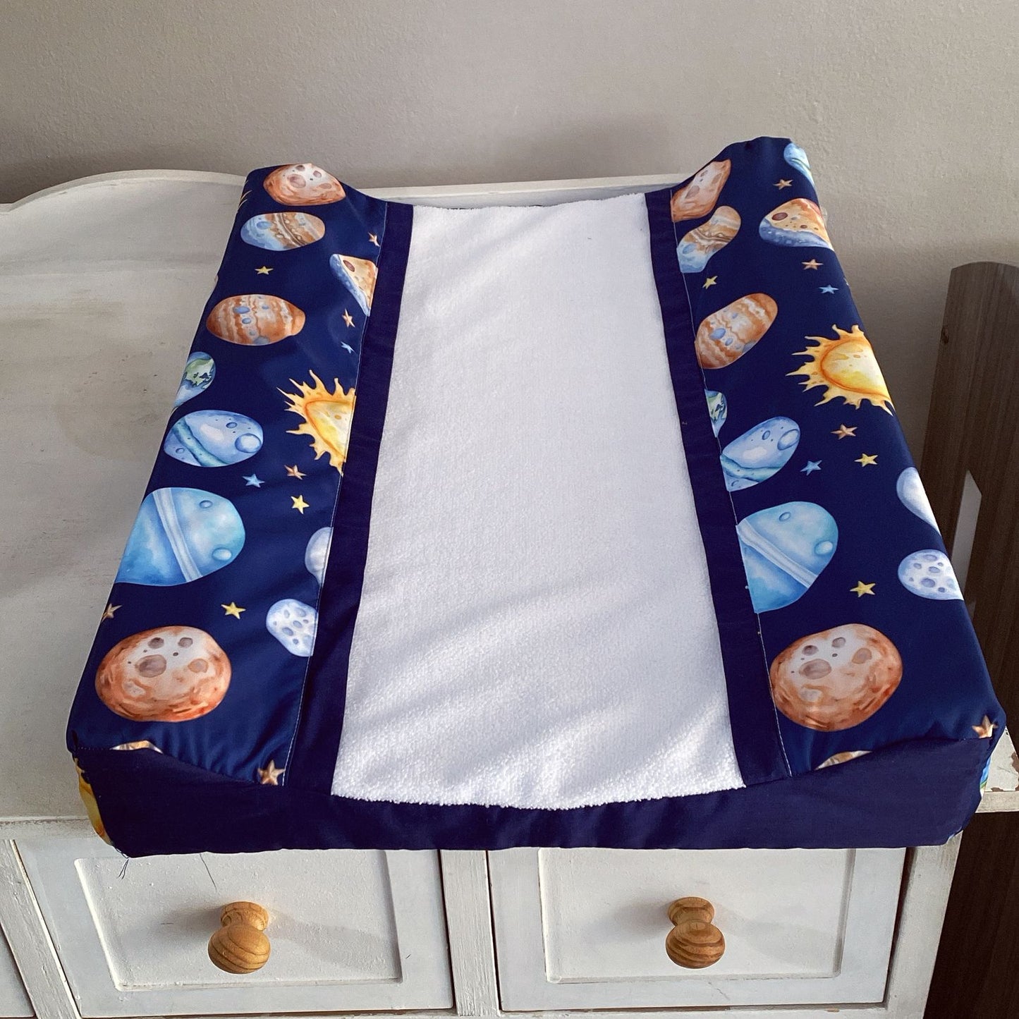 Cot Bedding - Blue Space Set 01