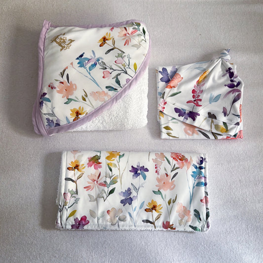 Hooded Towels - Flowers 01