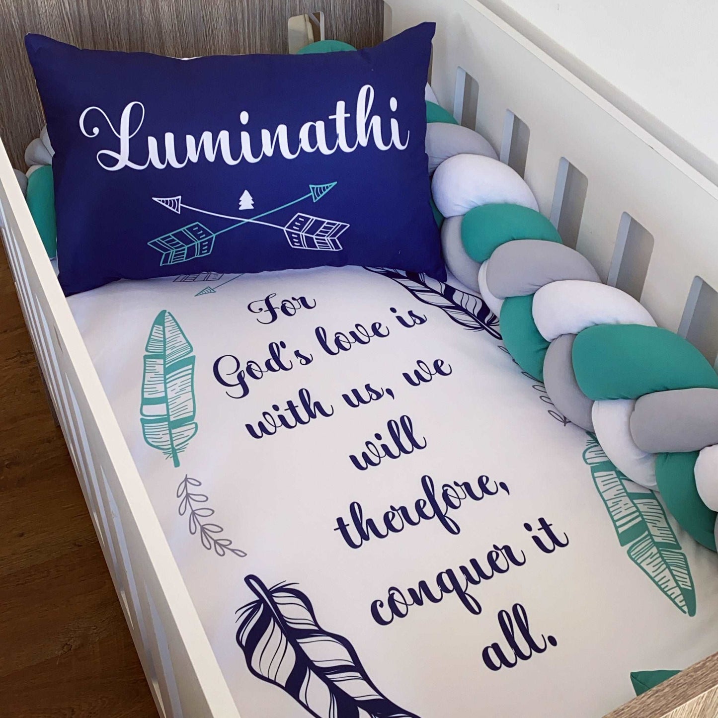 Cot Bedding - Bible Verse Set 01
