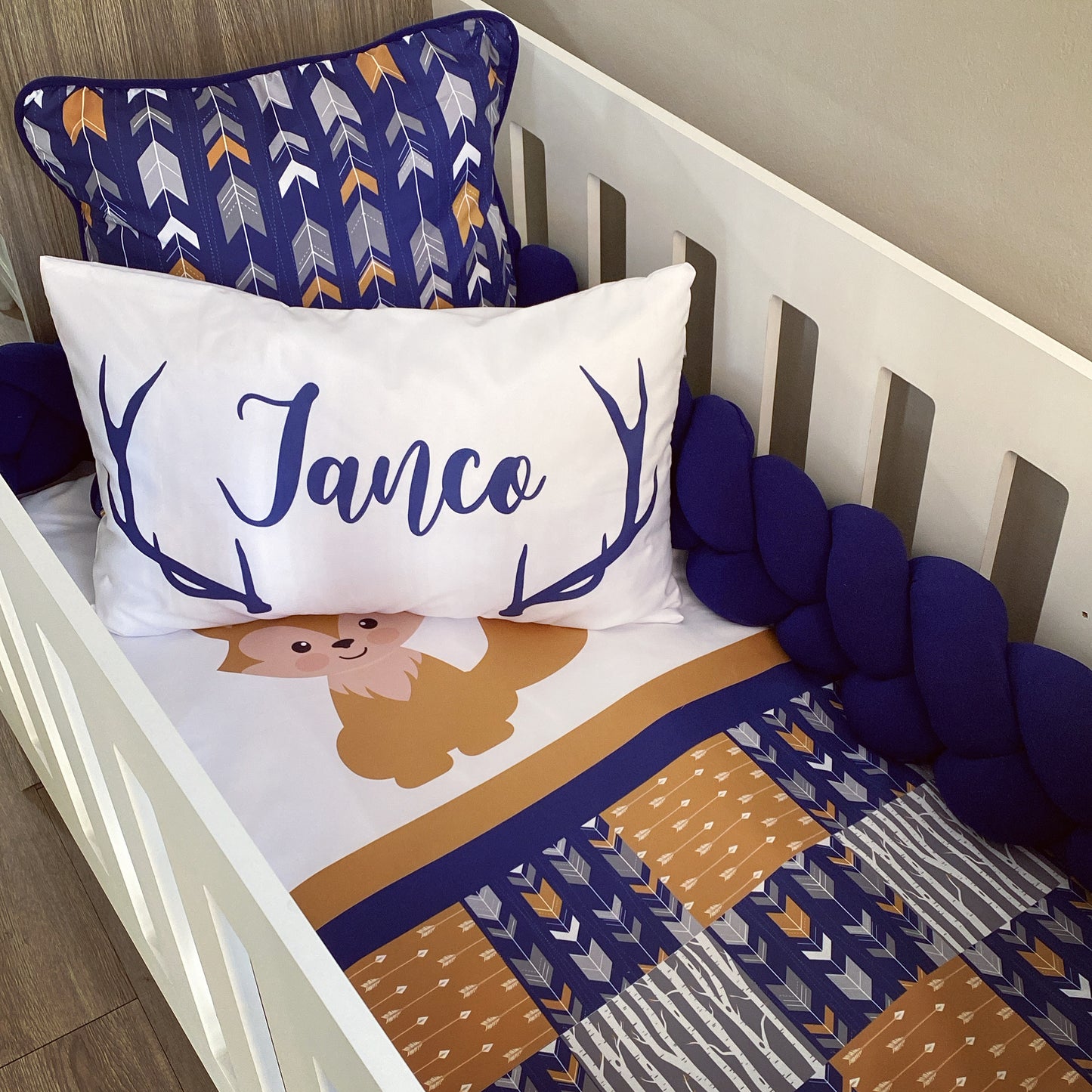 Cot Bedding - Fox Set 03