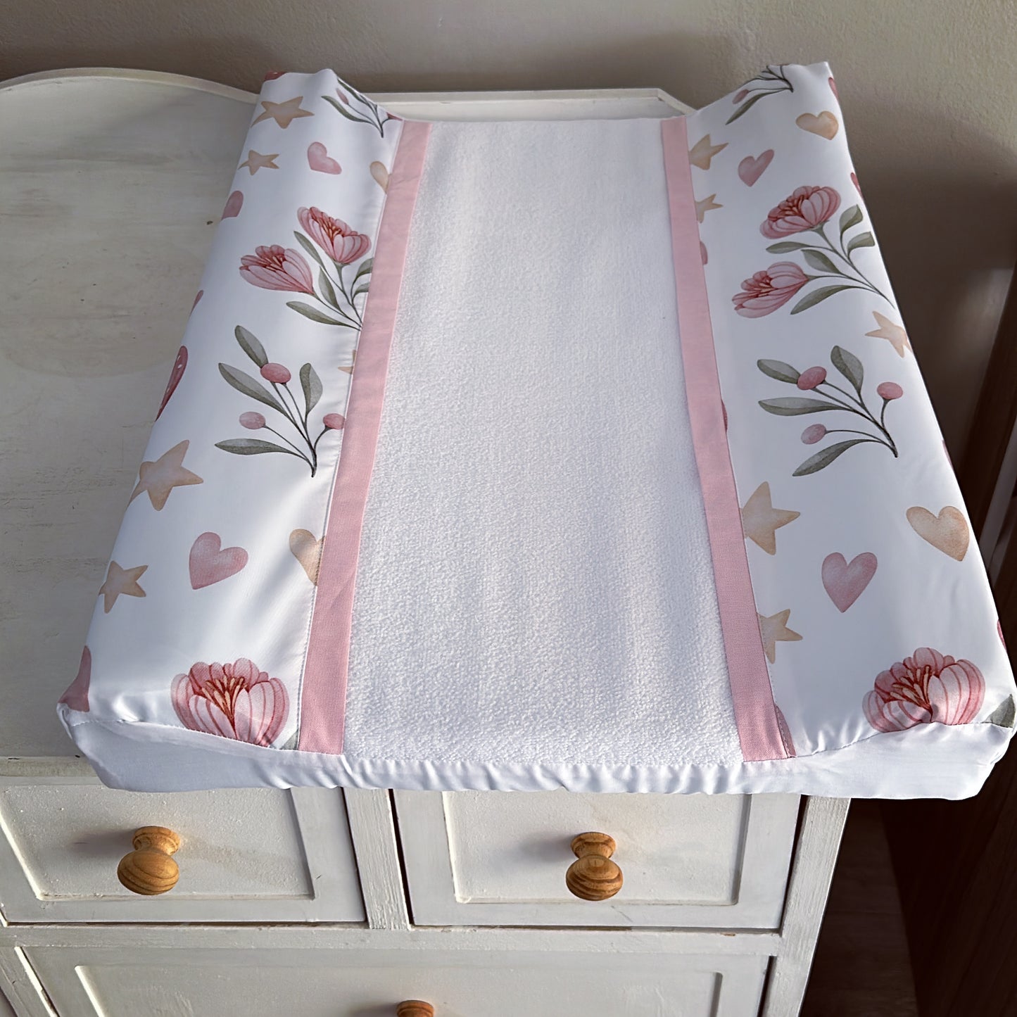 Cot Bedding - Pink Boho Rainbow Set 04