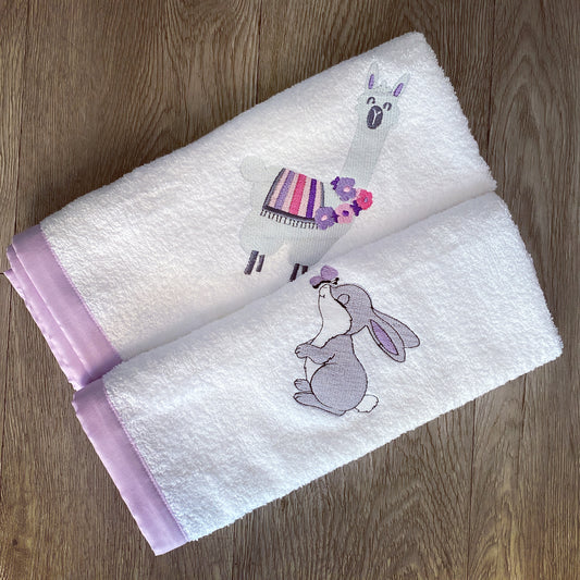 Burpcloths - Pink Farm 05