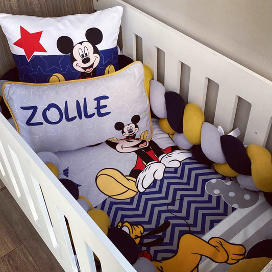 Cot Bedding - Mouse Set