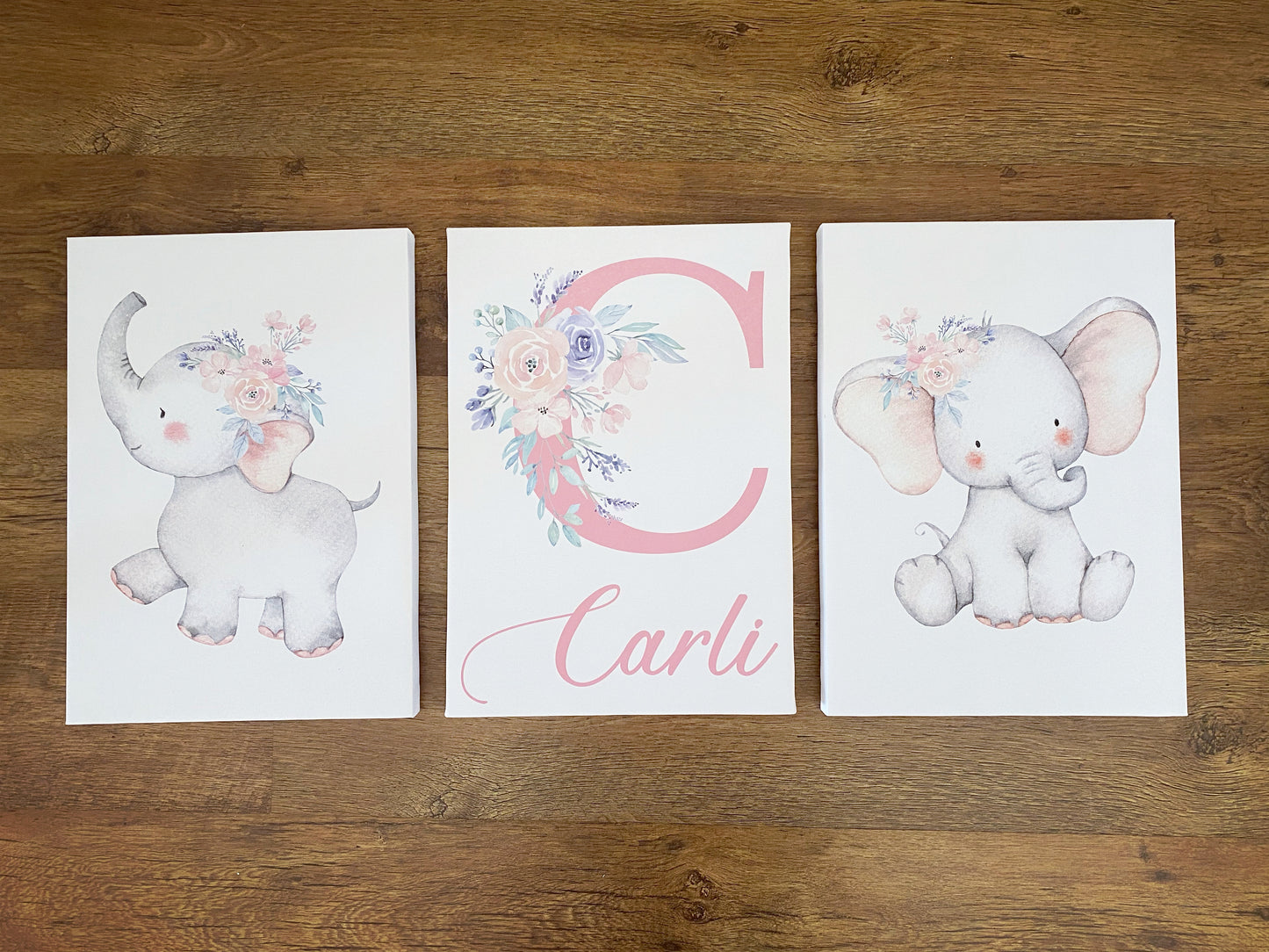 Cot Bedding - Pink Elephant Set 28