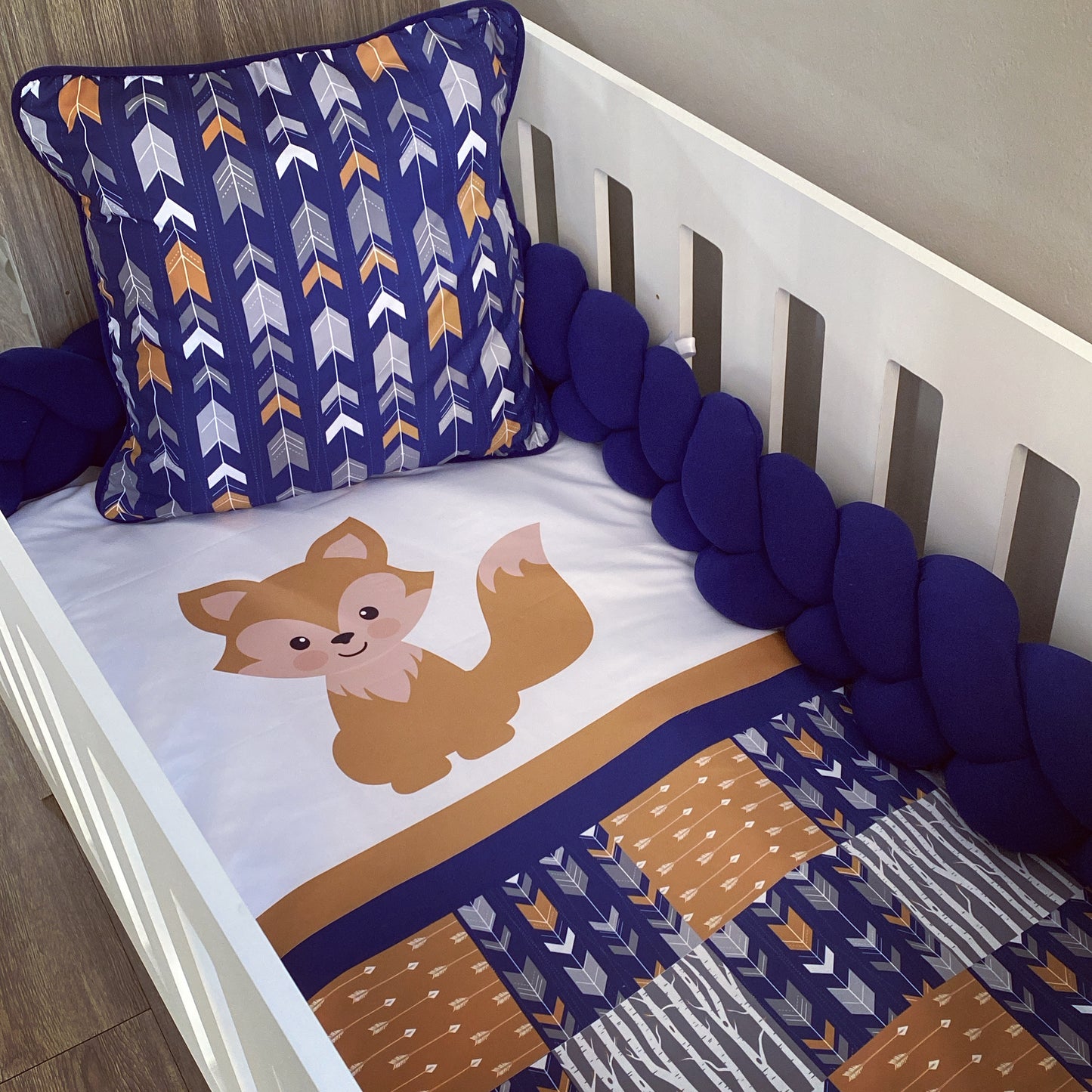 Cot Bedding - Fox Set 03
