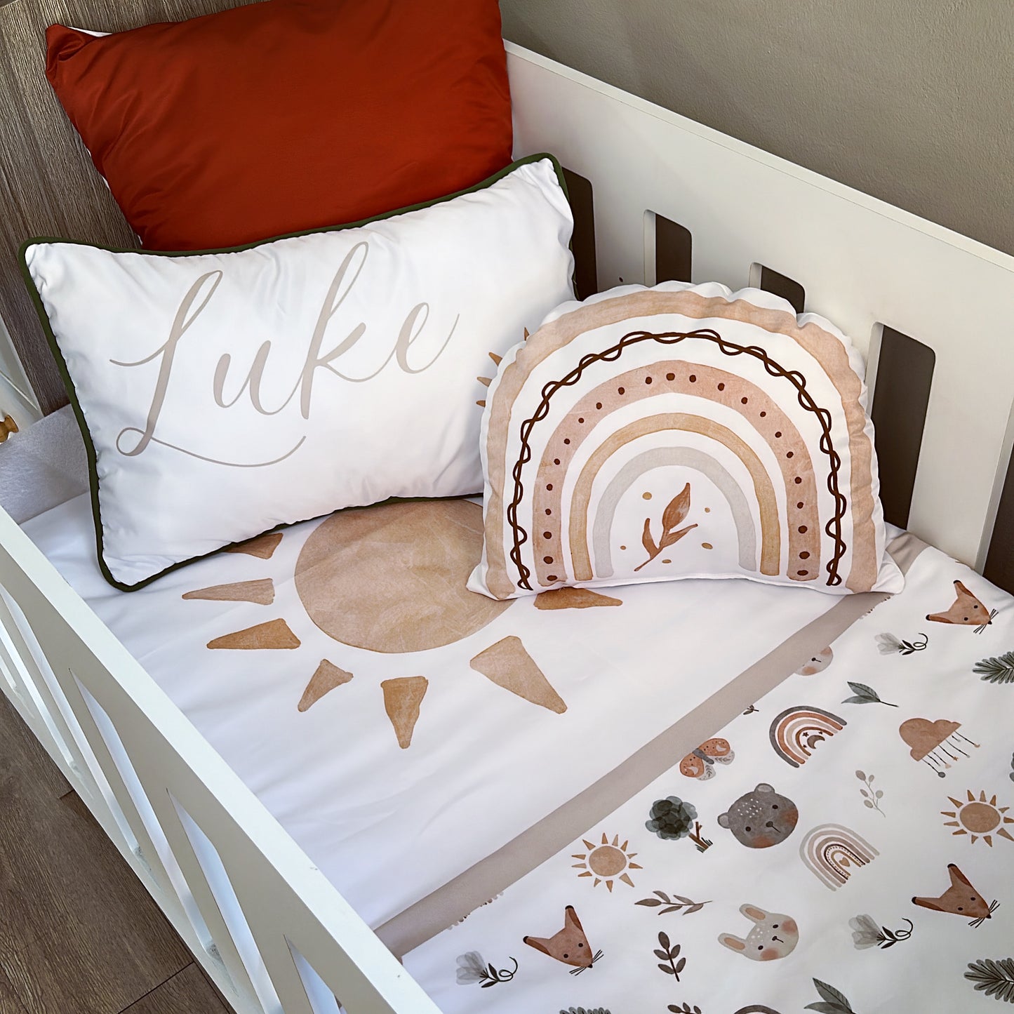 Cot Bedding - Boho Sun Set 02