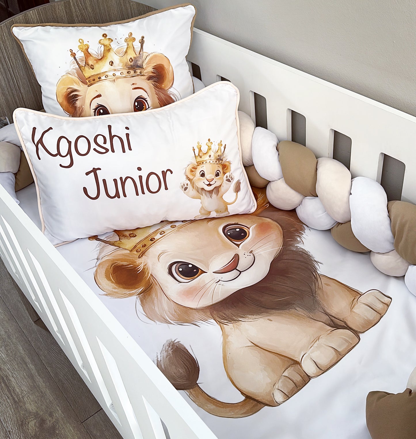 Cot Bedding - Stone Lion Set 01