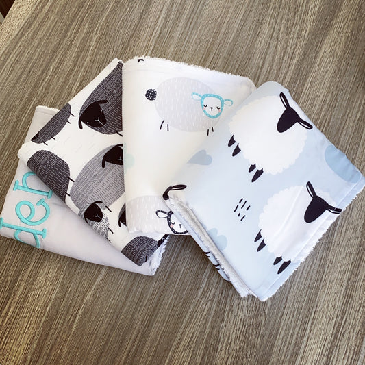 Burpcloths - Sheep 01