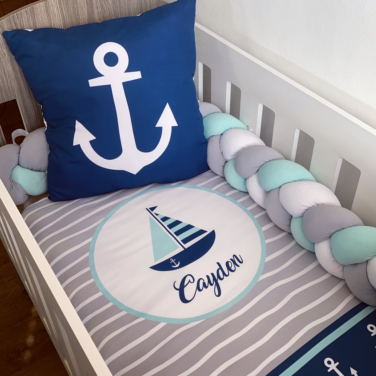 Cot Bedding - Nautical Set 03
