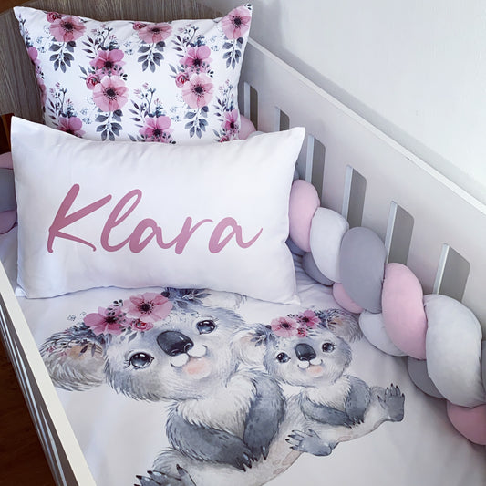 Cot Bedding - Pink Koala Set 03