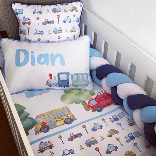 Cot Bedding - Transport Set 03