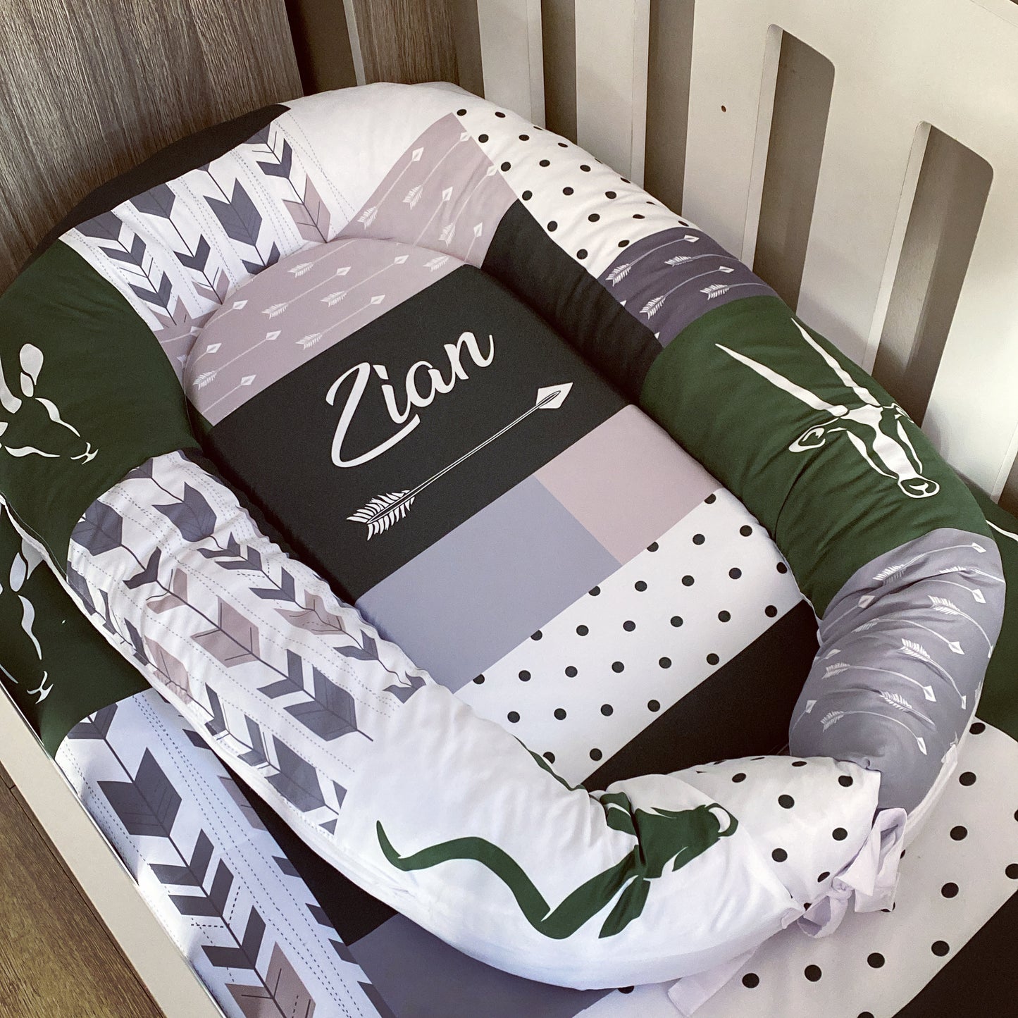 Cot Bedding - Wild and Free Set 02