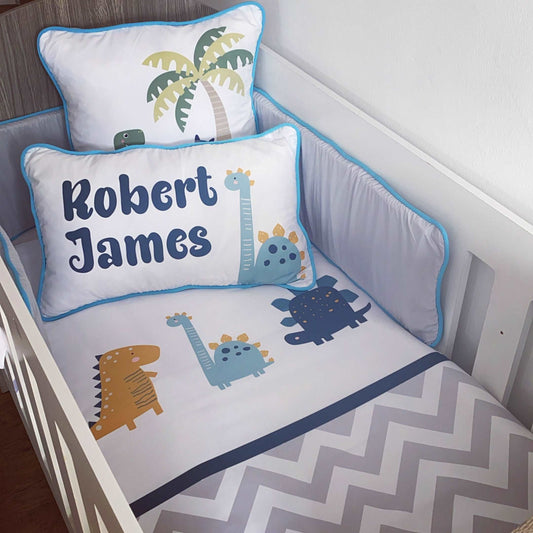 Cot Bedding - Dinosaur Set 4