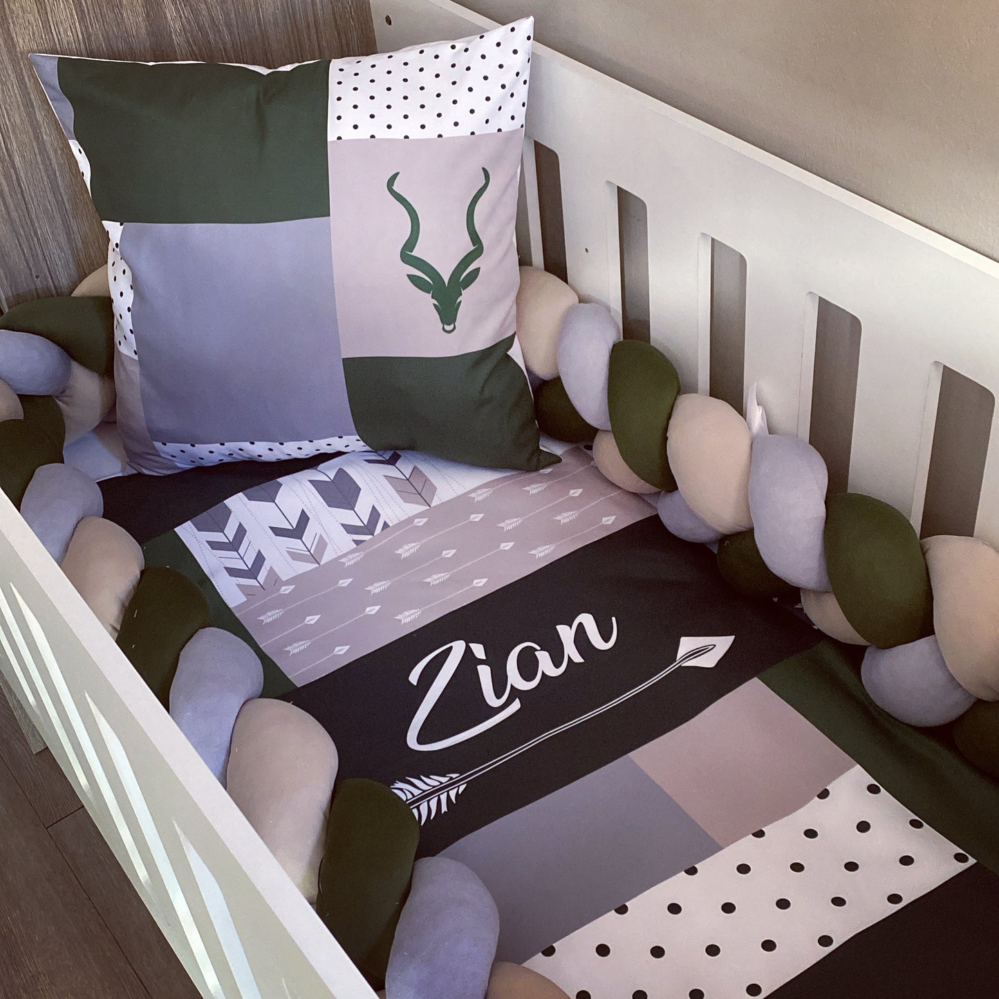 Cot Bedding - Wild and Free Set 02