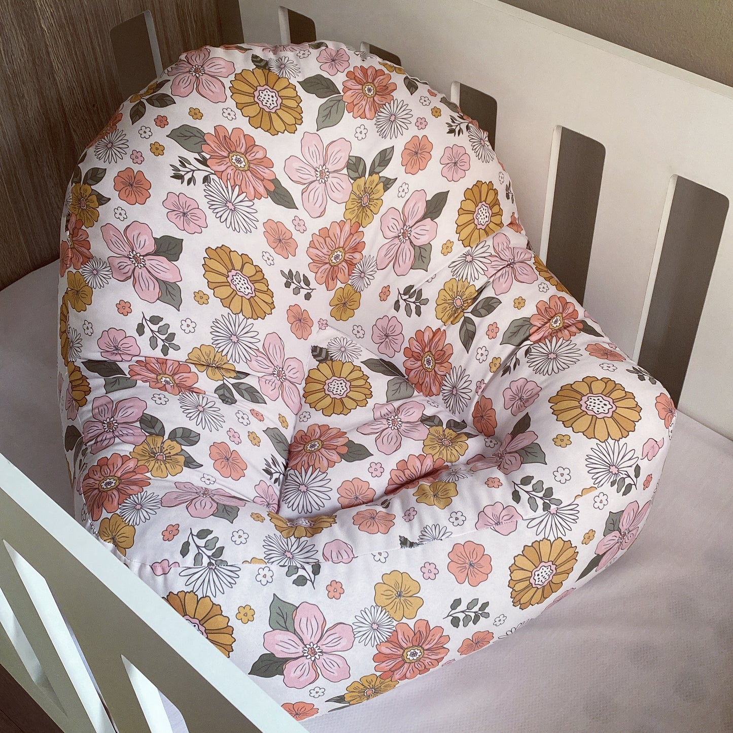 Cot Bedding - Boho Floral Set 01