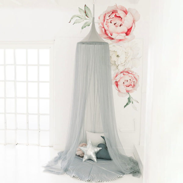 Hanging Tent Canopy Netting - Grey
