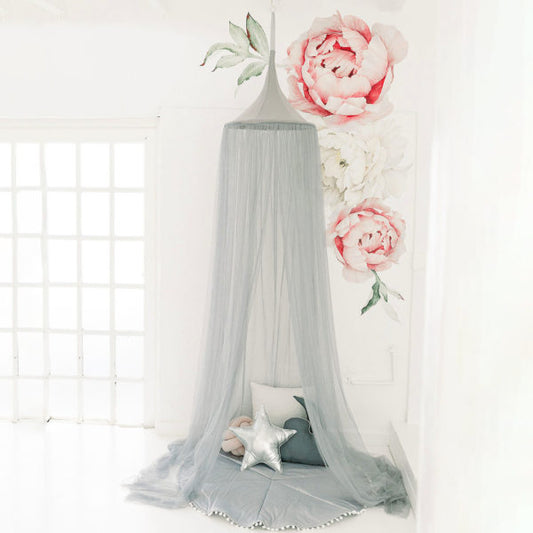 Hanging Tent Canopy Netting - Grey