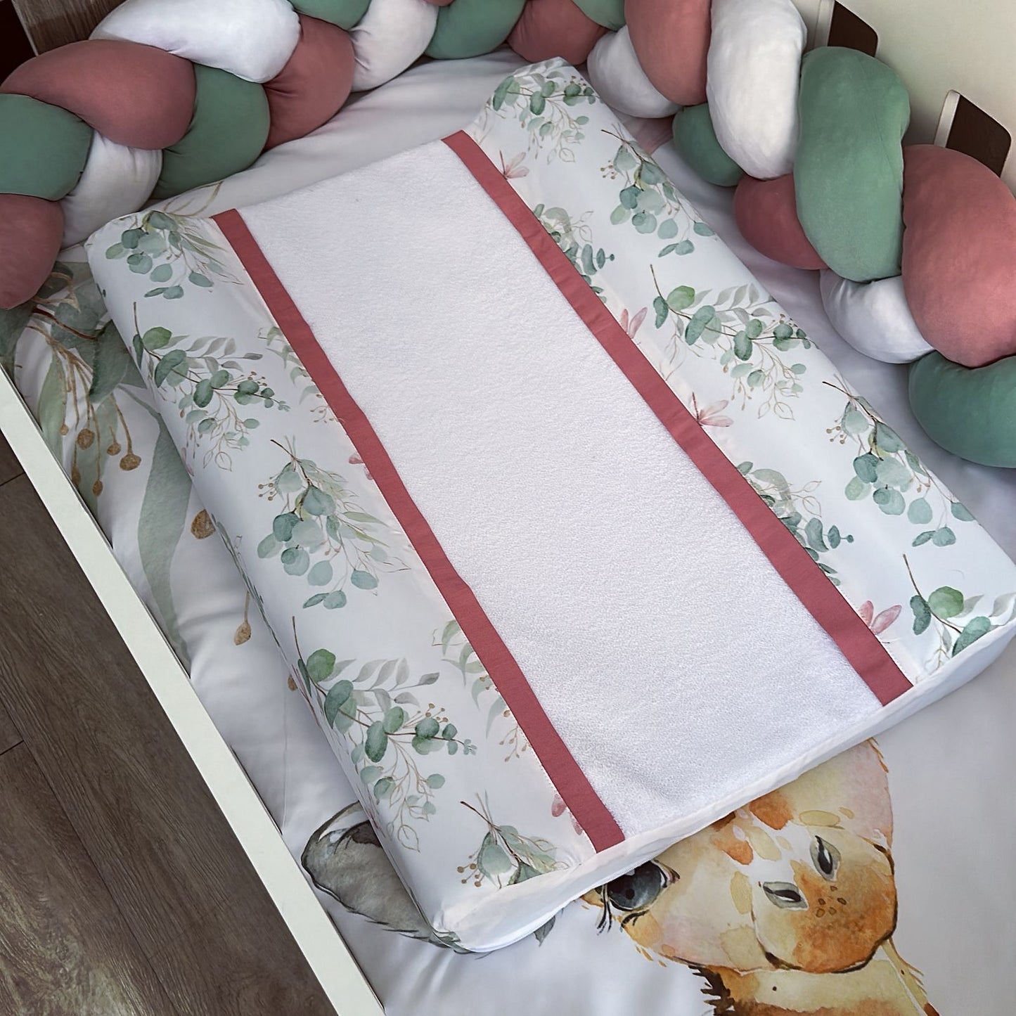 Cot Bedding - Pink Giraffe Set 05