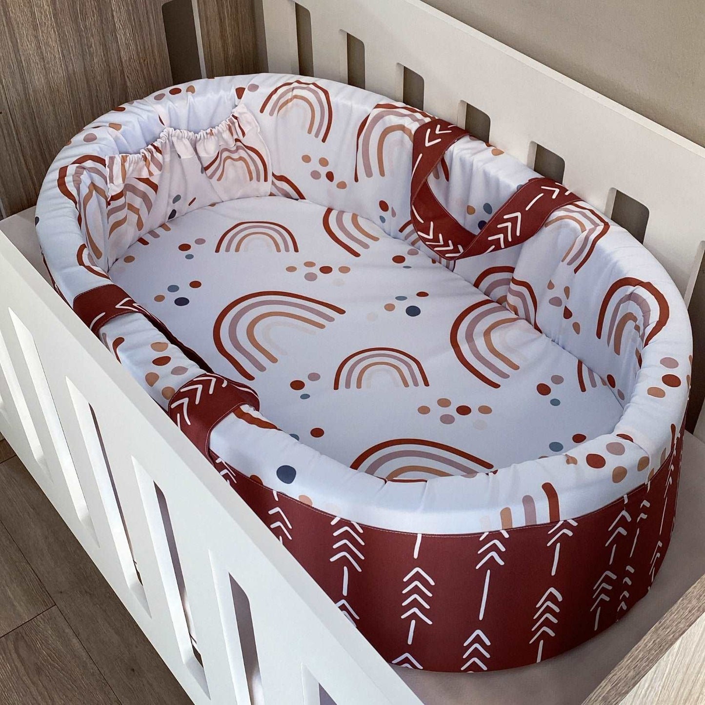 Cot Bedding - Boho Lion Rainbow Set 01