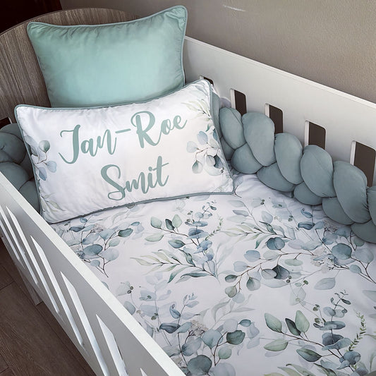 Cot Bedding - Eucalyptus Leaf Set 03