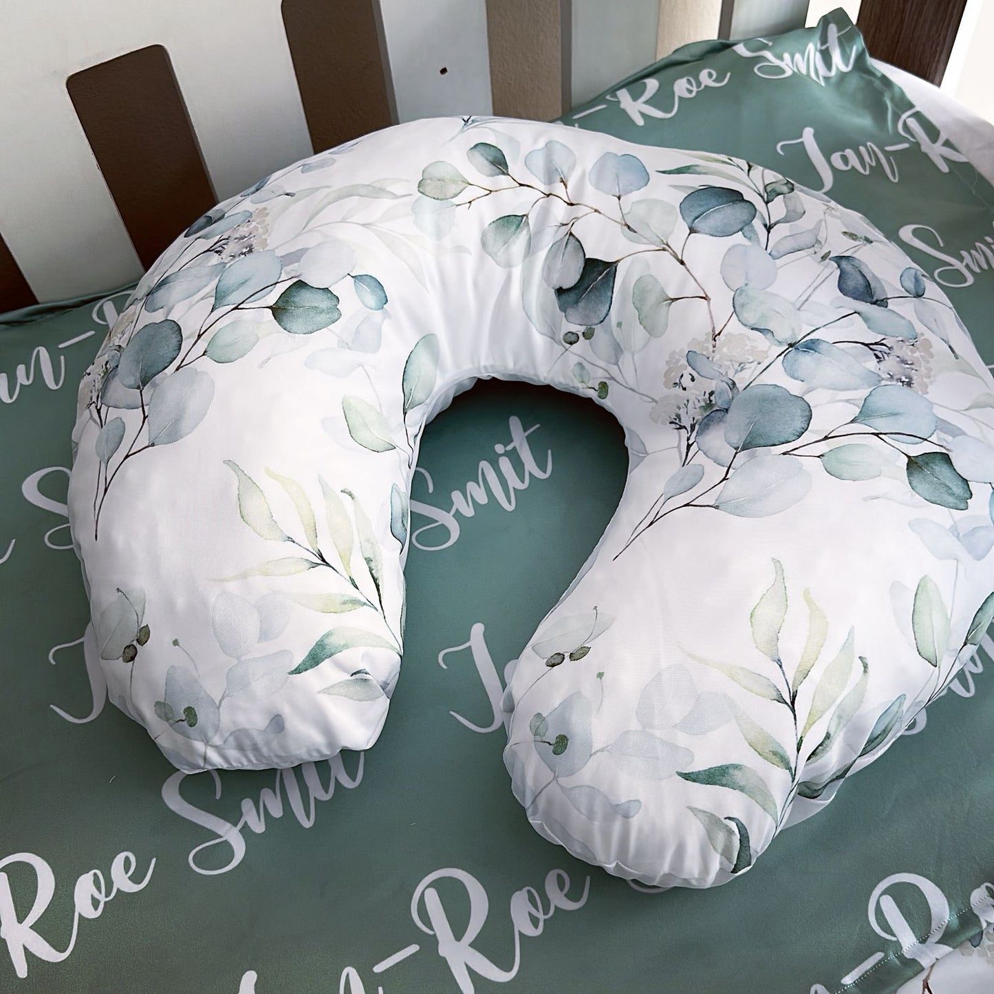 Cot Bedding - Eucalyptus Leaf Set 03