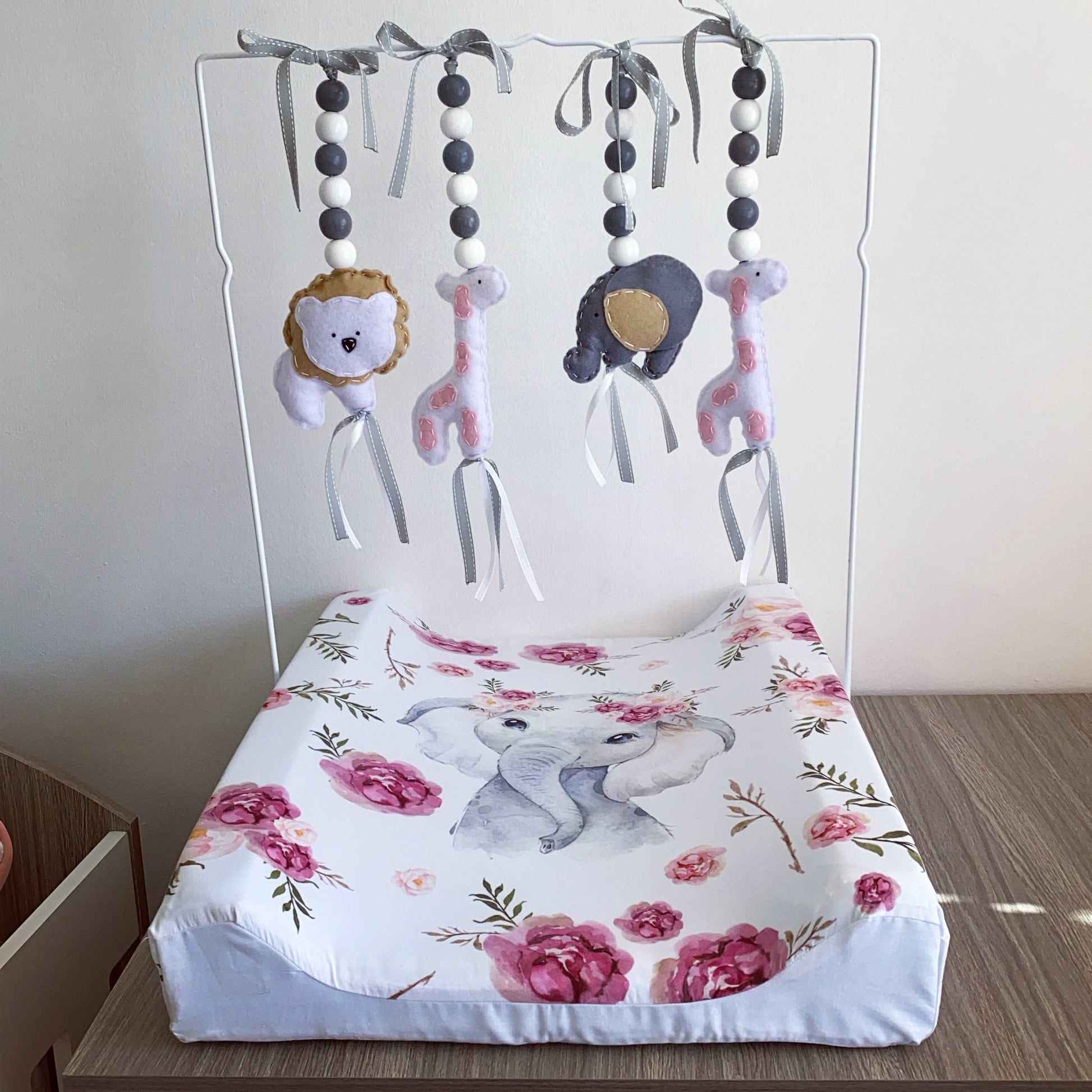 Cot Bedding - Pink Safari Set 15