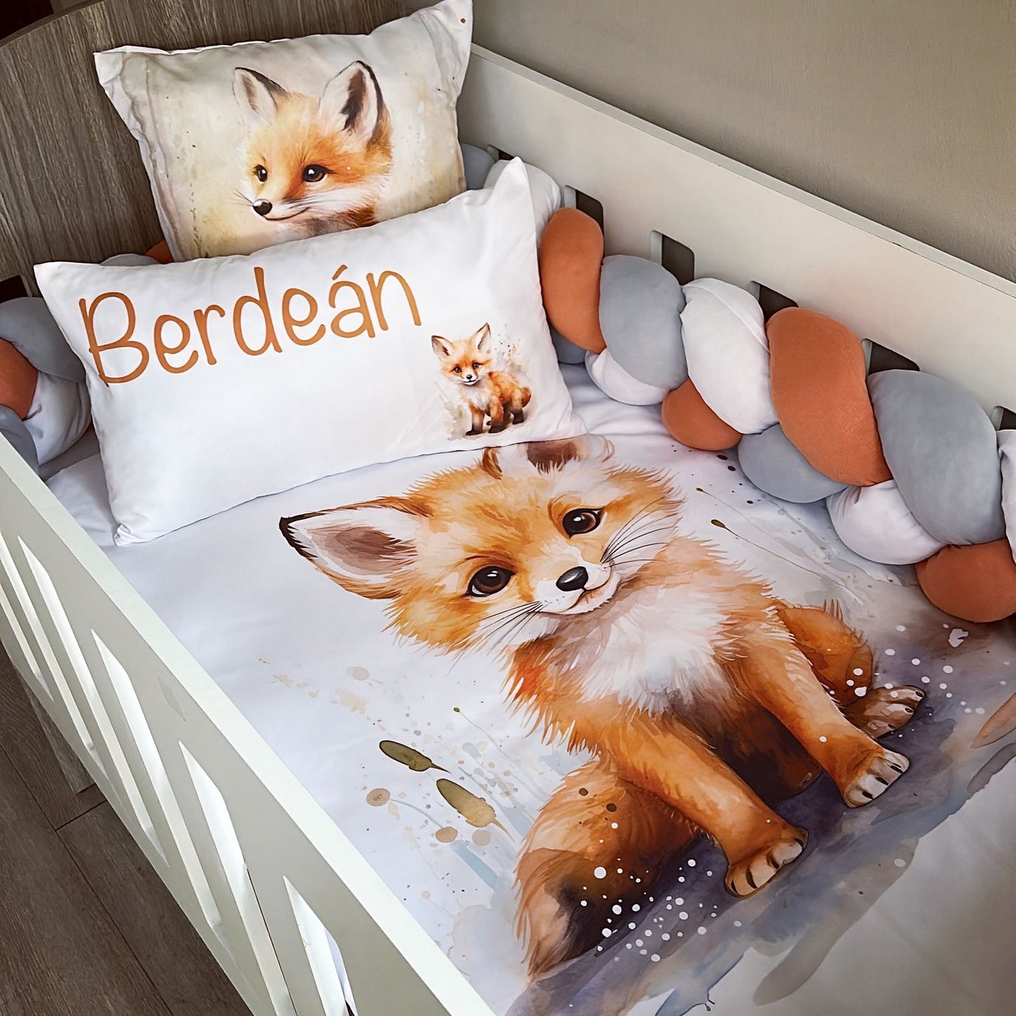 Cot Bedding - Fox Set 04