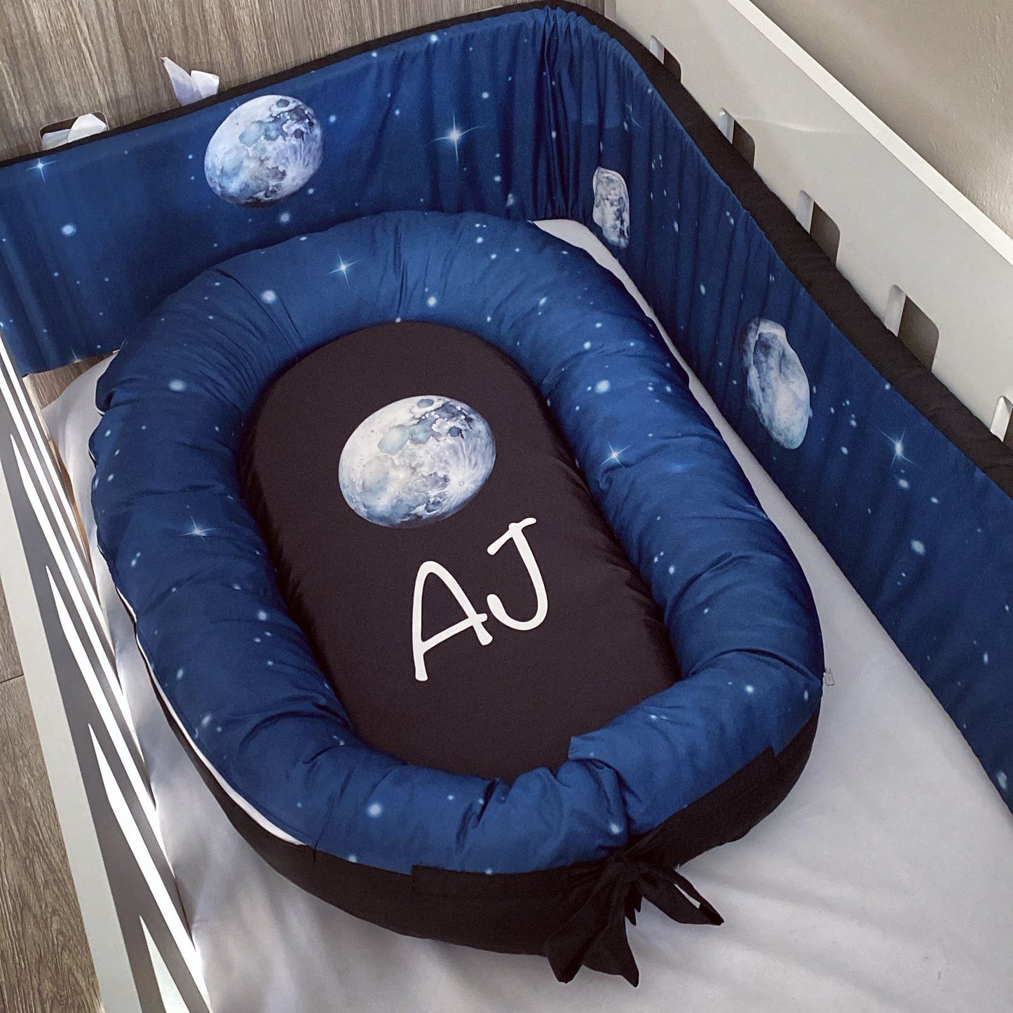 Cot Bedding - Midnight Sky Set 02