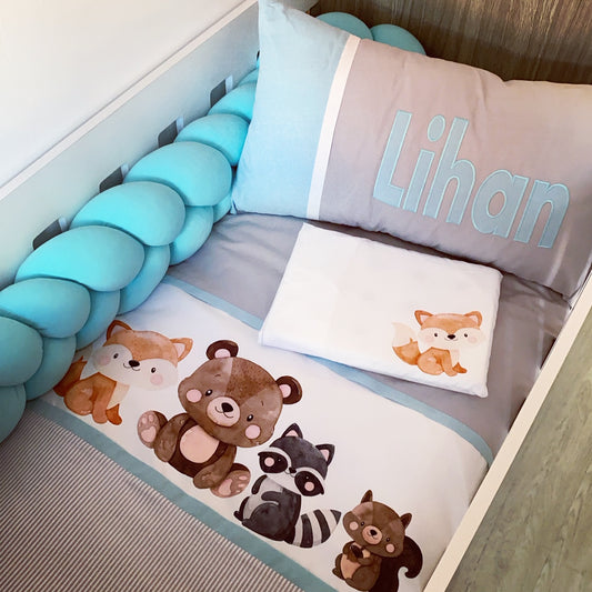 Cot Bedding - Woodlands Set 09