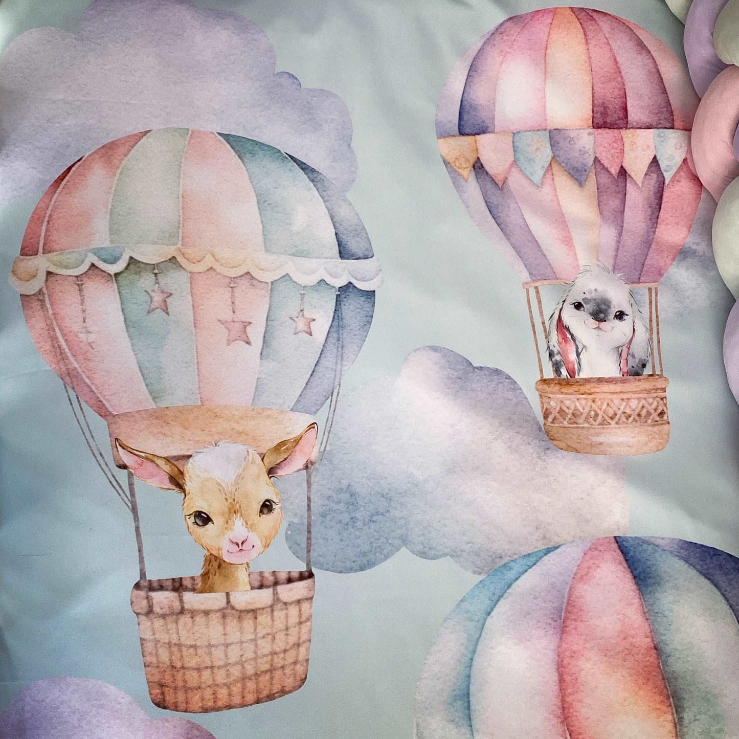 Cot Bedding - Pastel Farm Set 01