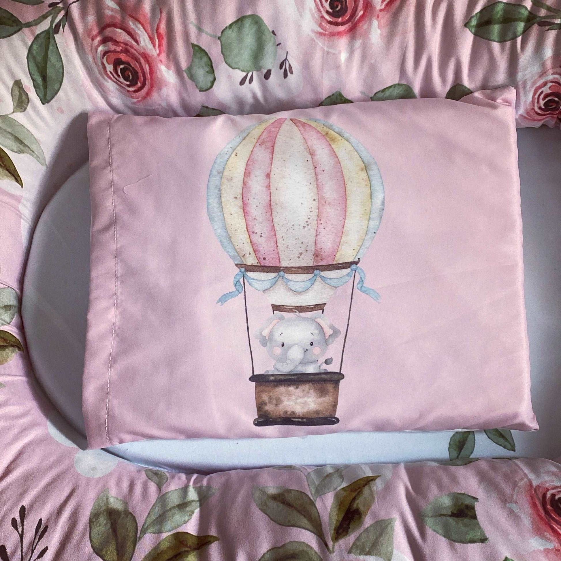 Cot Bedding - Pink Safari Set 03