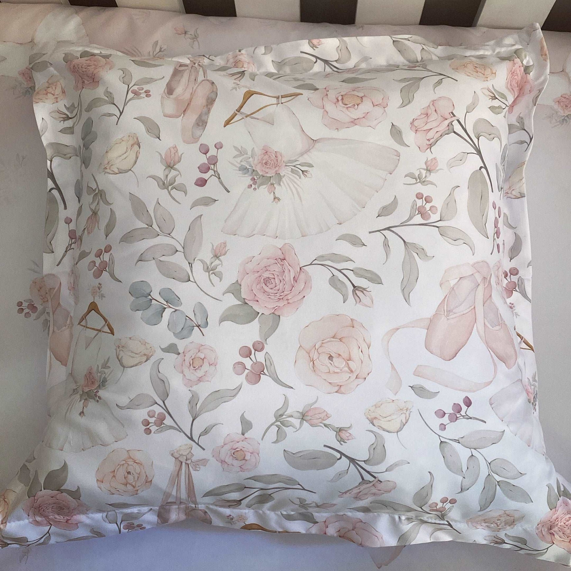 Cot Bedding - Pink Ballet Set 01