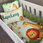 Cot Bedding - Green Jungle Safari Set 01