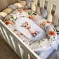 Cot Bedding - Stone Llama Set 01