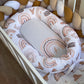 Cot Bedding - Boho Rainbow Set 01
