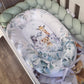 Cot Bedding - Sage Safari Set 01