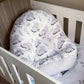 Cot Bedding - Sage Sheep Set 01