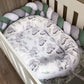 Cot Bedding - Sage Sheep Set 01