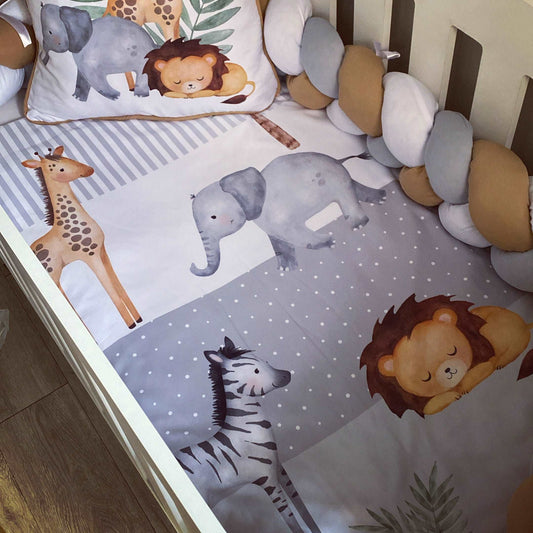 Cot Bedding - Safari Set 01