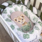 Cot Bedding - Sage Safari Set 06