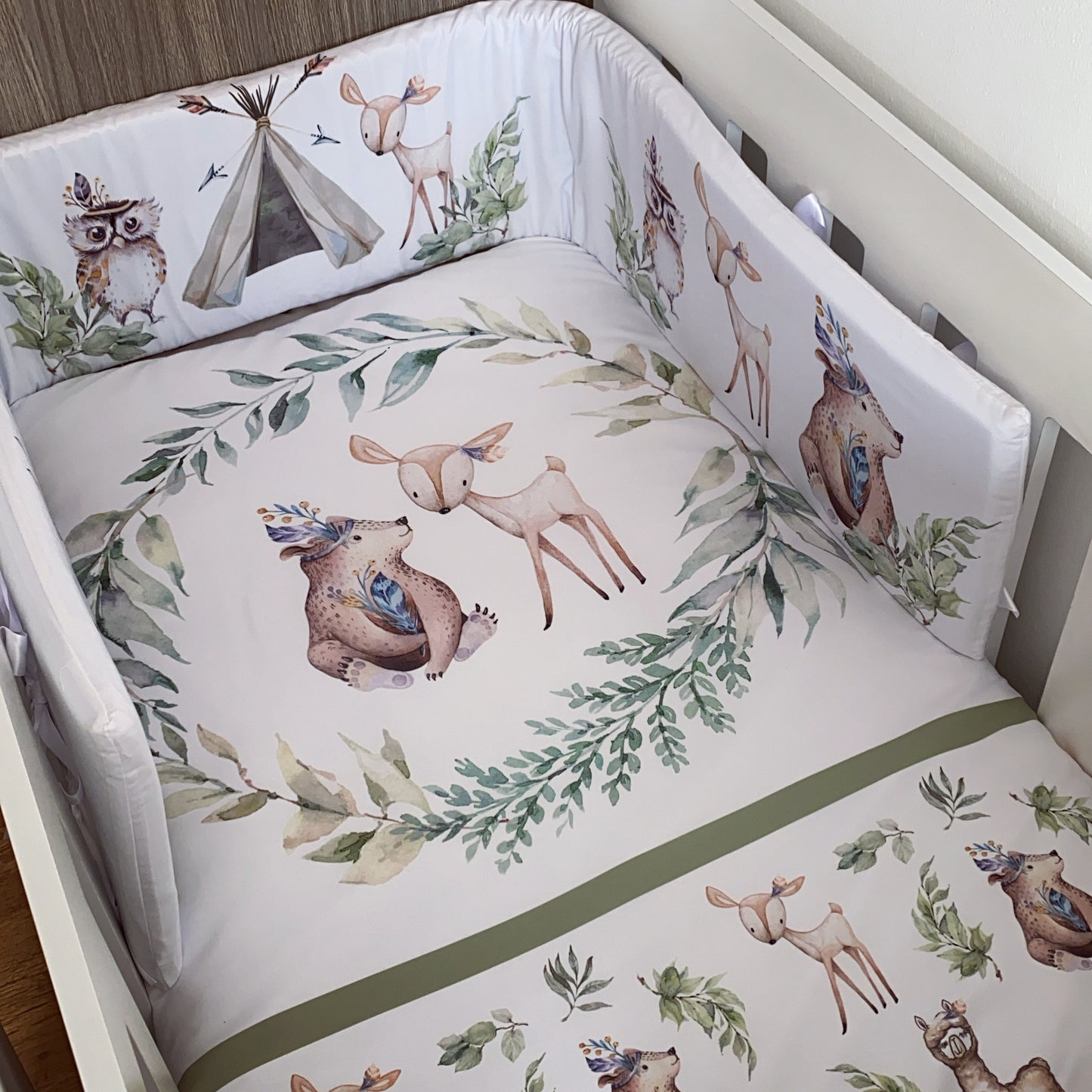 Cot Bedding - Woodland Set 01