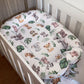 Cot Bedding - Sage Safari Set 07